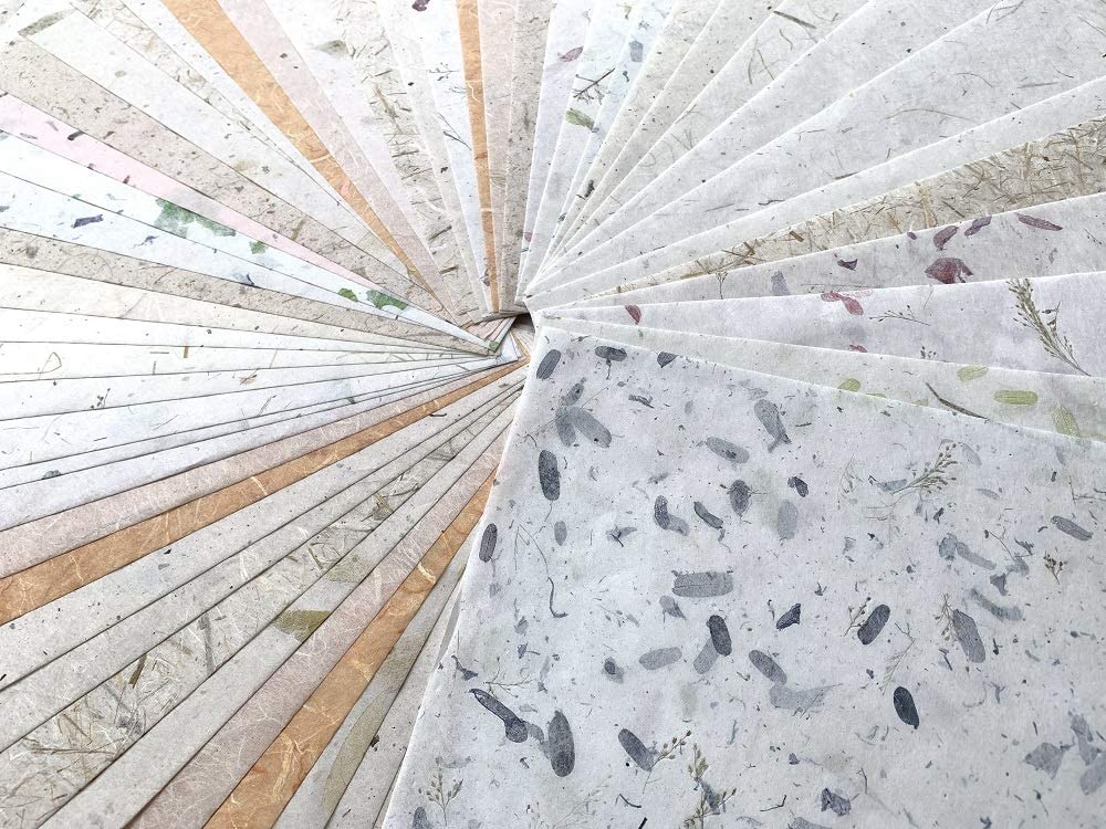 50 Sheets A4 Thin Mulberry Paper Sheets,Washi Paper Design Craft Art Origami