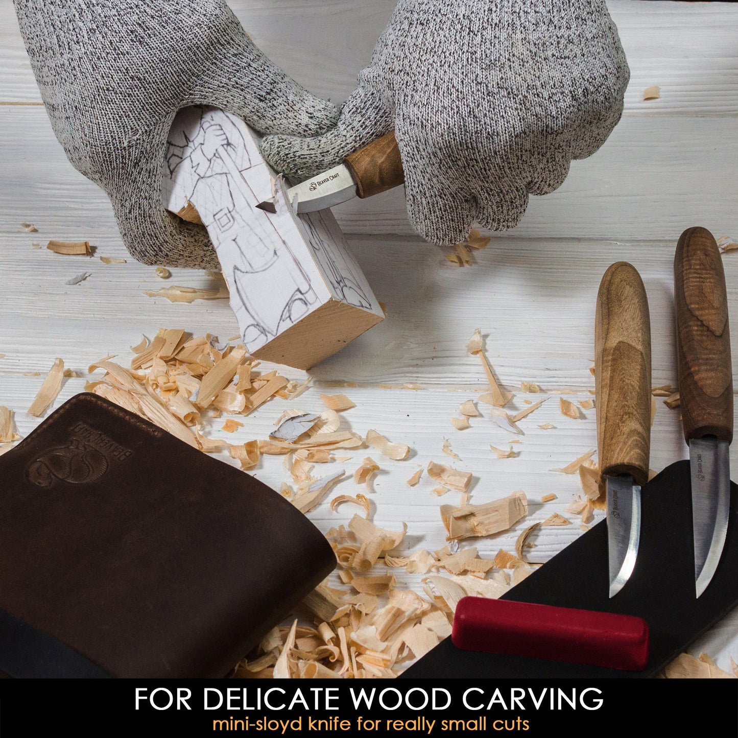 BeaverCraft Deluxe Wood Carving Tools Kit S19x