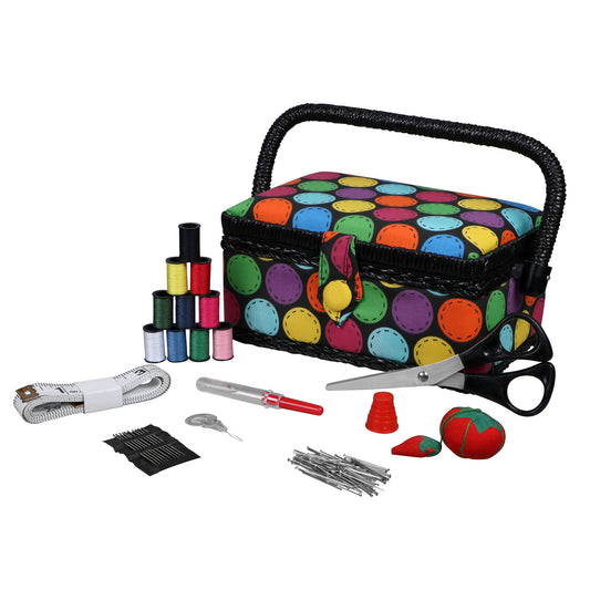 SINGER Small Sewing Basket Multi Kit Storage and Organizer
