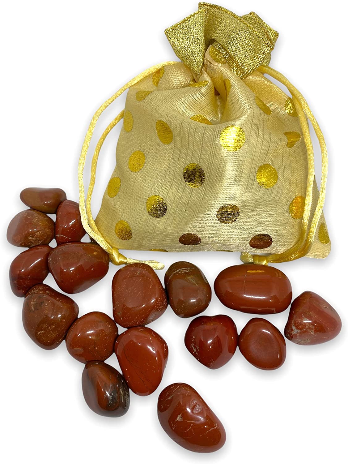 Spiritual Elementz Assorted Tumbled Stones (200-220 Grams Approx), Natural Tumble Stone