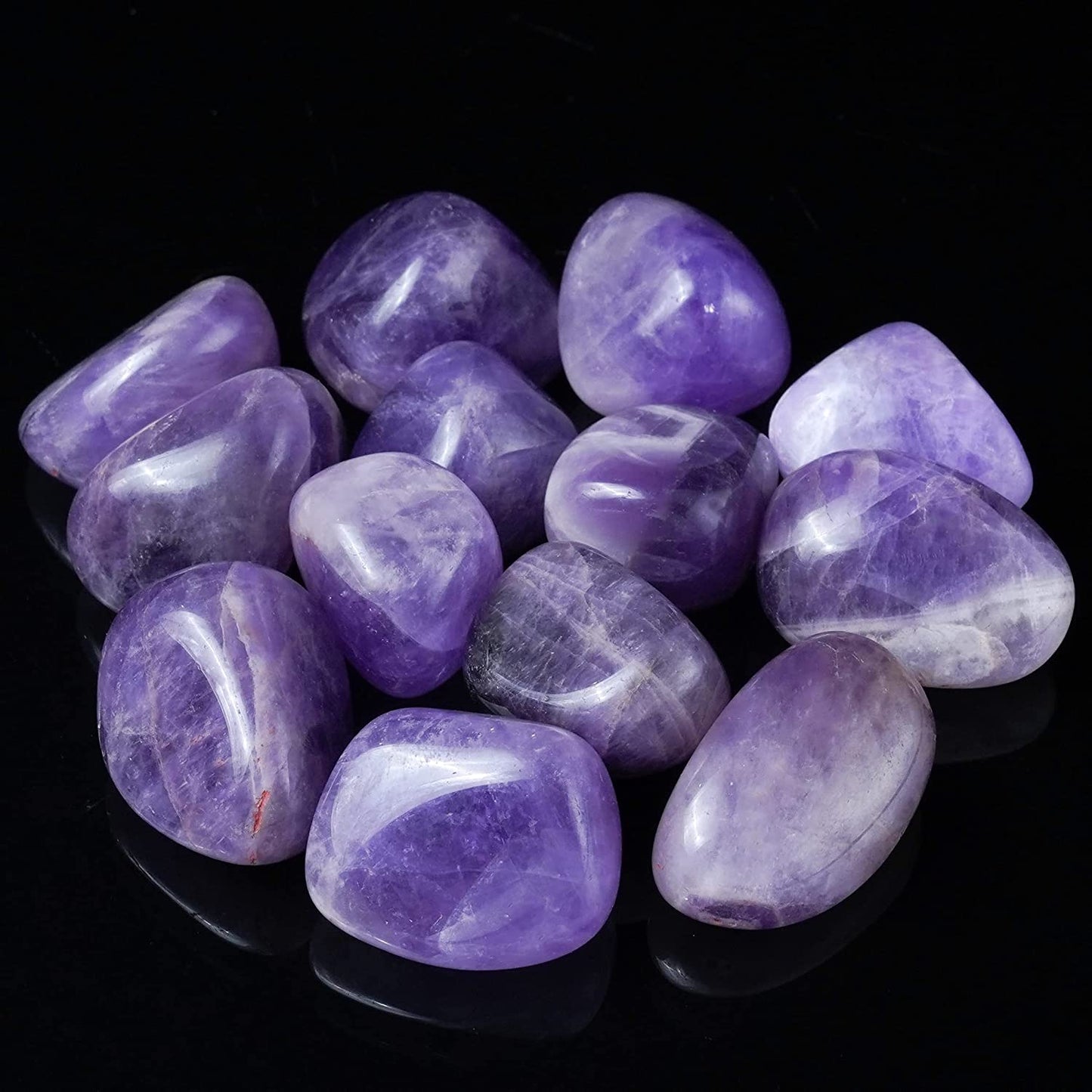Bezavo Yellow Aventurine Tumbled Stones and Crystals Bulk 13 Pieces Set