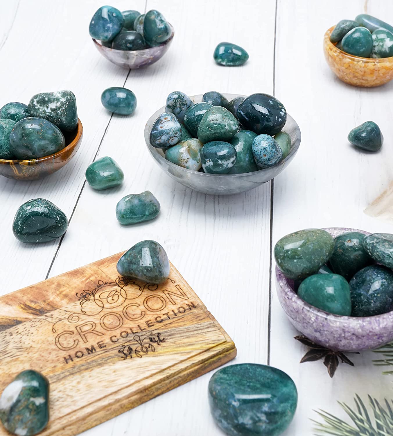Crocon 1lb Red Tiger Eye Tumble Stones and Crystals Bulk Natural Crystal Kit Size : 20-25 mm