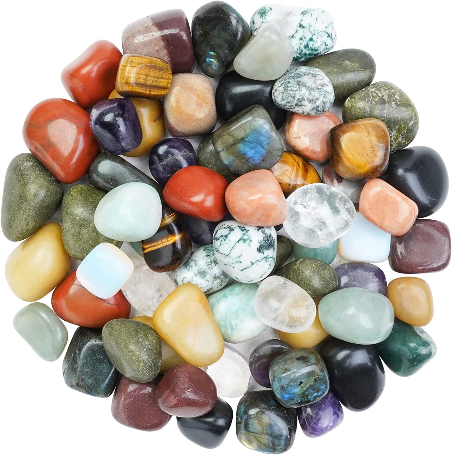 Crocon 1lb Red Tiger Eye Tumble Stones and Crystals Bulk Natural Crystal Kit Size : 20-25 mm