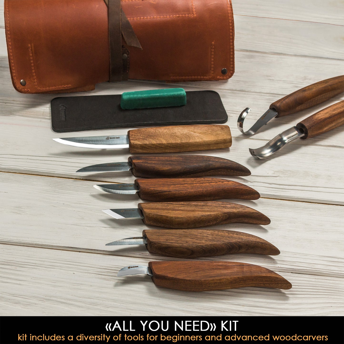 BeaverCraft Deluxe Wood Carving Kit S18X