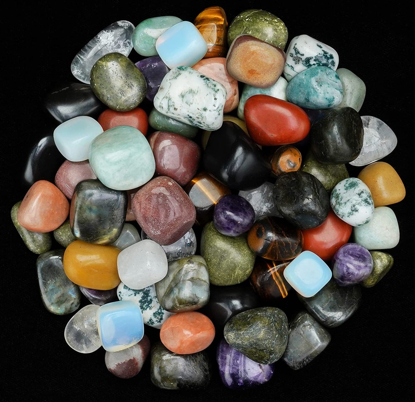 Crocon 1lb Red Tiger Eye Tumble Stones and Crystals Bulk Natural Crystal Kit Size : 20-25 mm