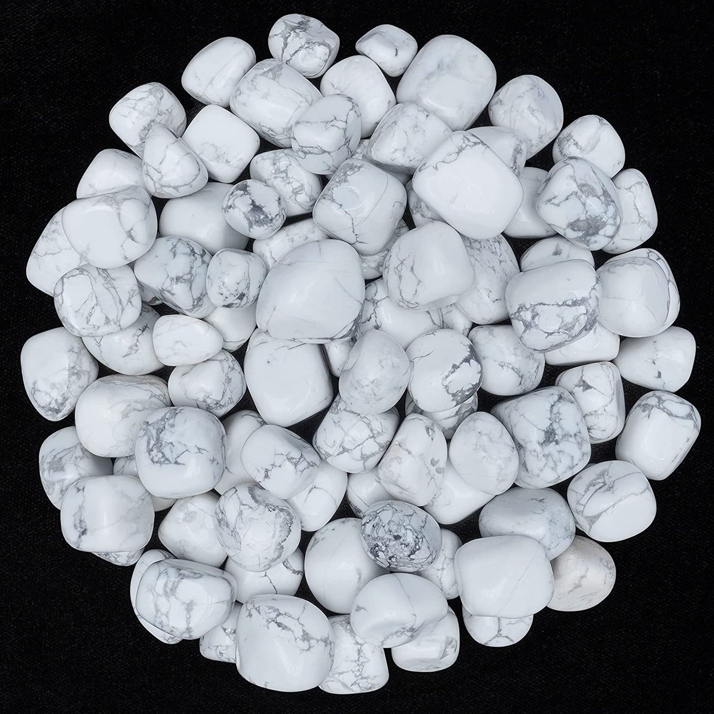 Crocon 1lb Green mica Tumbled Stones and Crystals Bulk, Polished Stones - Rock Collection