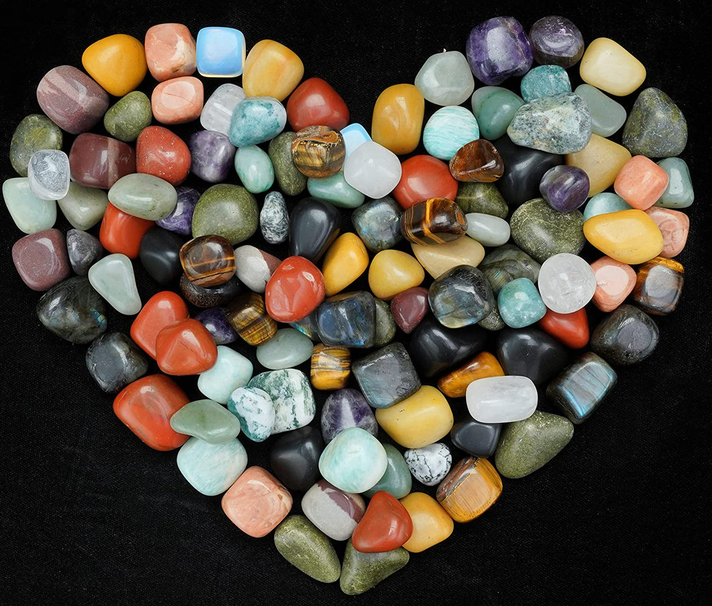 Crocon 1lb Red Tiger Eye Tumble Stones and Crystals Bulk Natural Crystal Kit Size : 20-25 mm