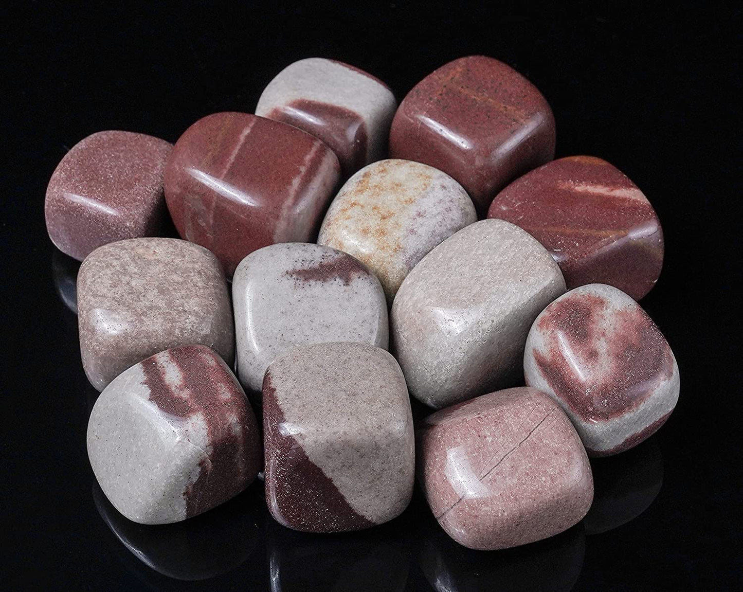 Bezavo Yellow Aventurine Tumbled Stones and Crystals Bulk 13 Pieces Set