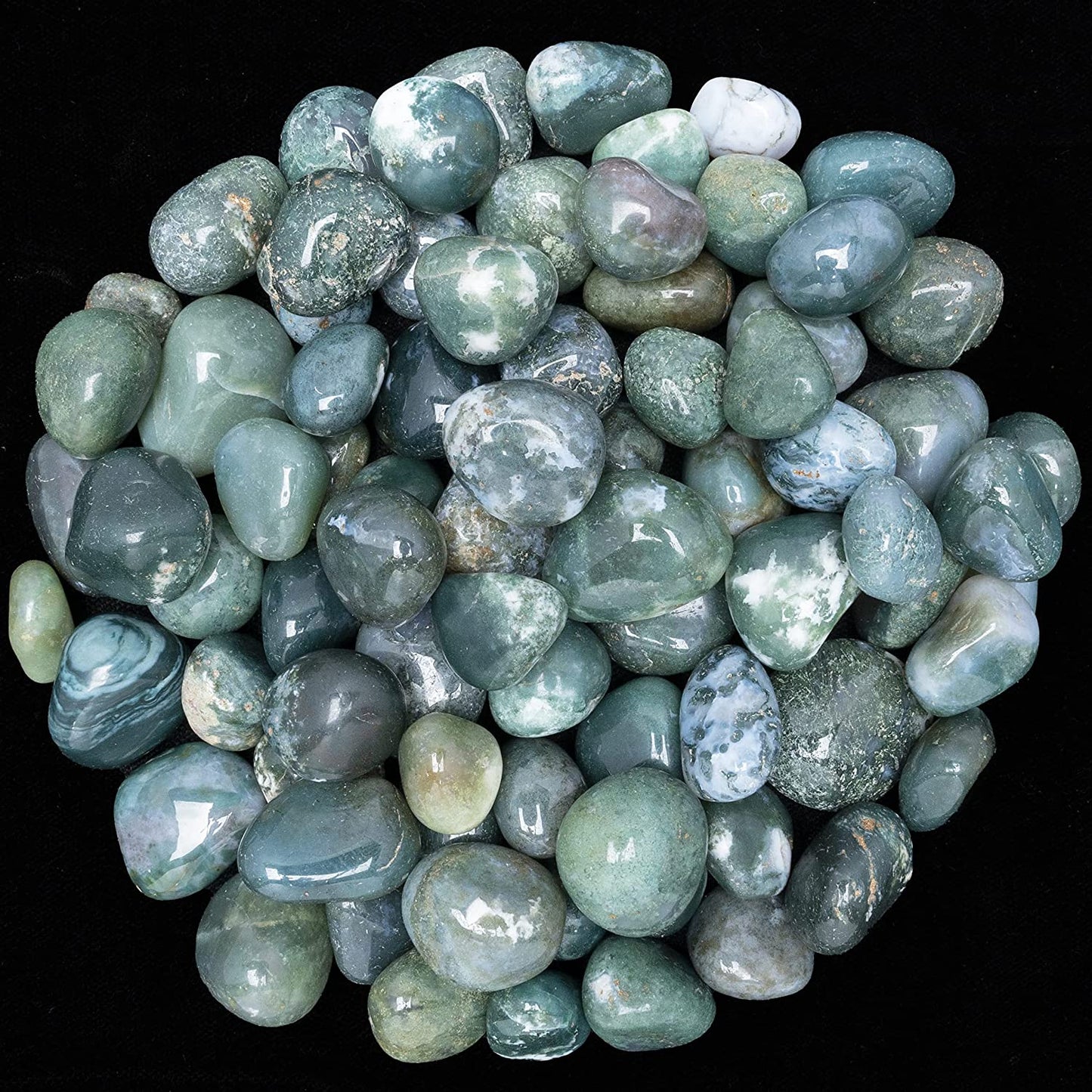 Crocon 1lb Red Tiger Eye Tumble Stones and Crystals Bulk Natural Crystal Kit Size : 20-25 mm
