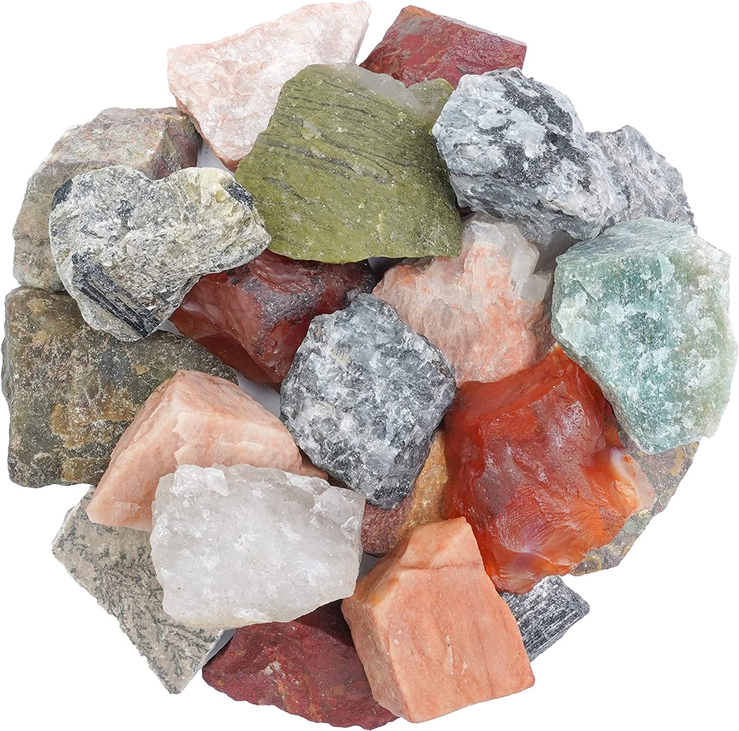 Crocon Sodalite Rough Bulk Natural Stone Raw Gemstone, 1 LB/454 gram rough stones