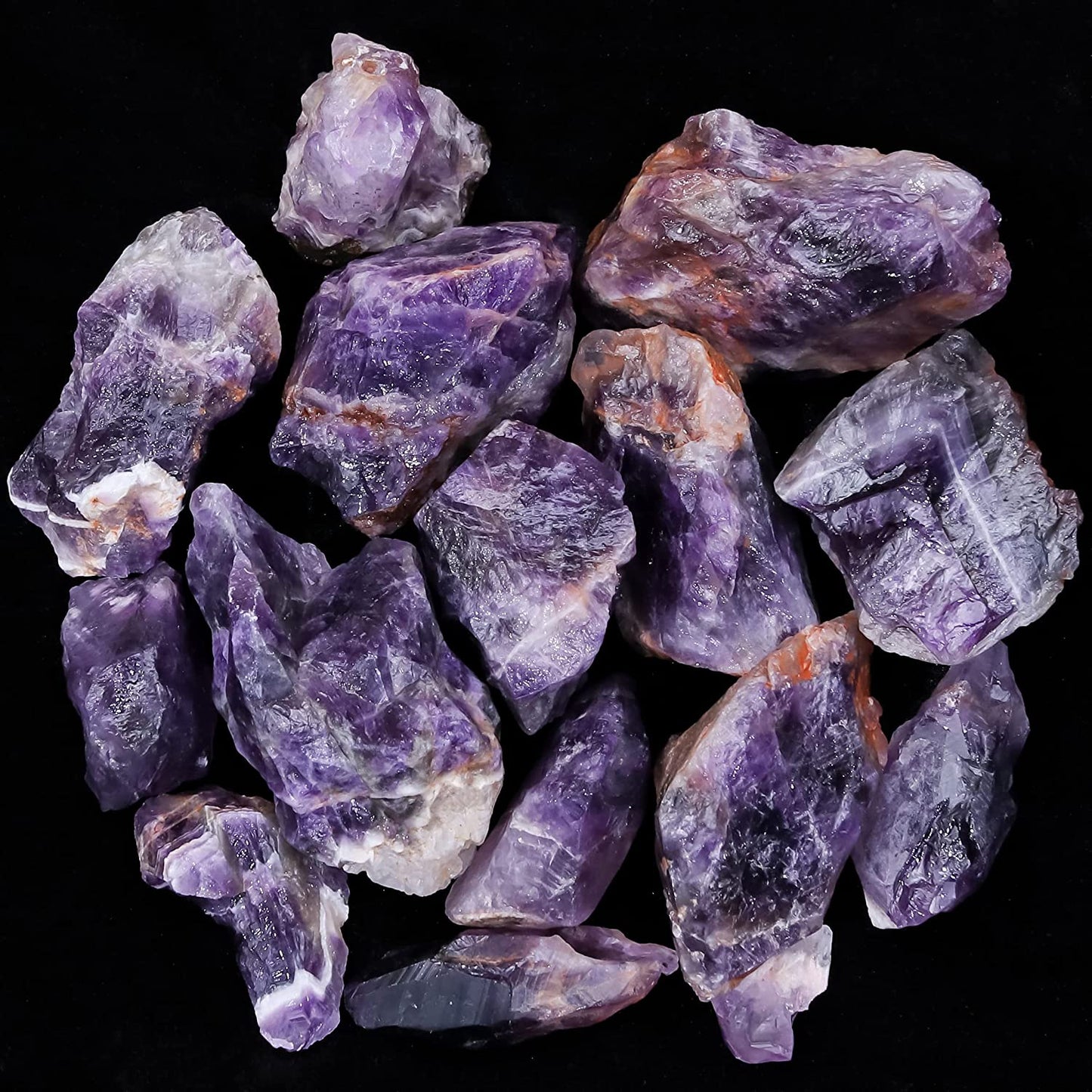 Crocon Sodalite Rough Bulk Natural Stone Raw Gemstone, 1 LB/454 gram rough stones