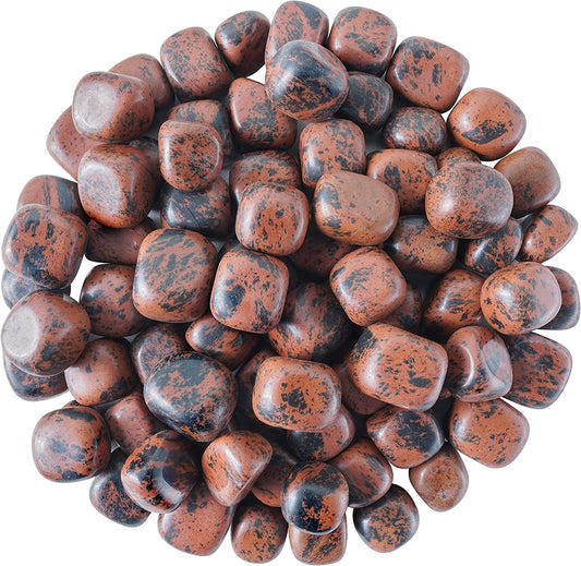 Crocon 1lb Green mica Tumbled Stones and Crystals Bulk, Polished Stones - Rock Collection