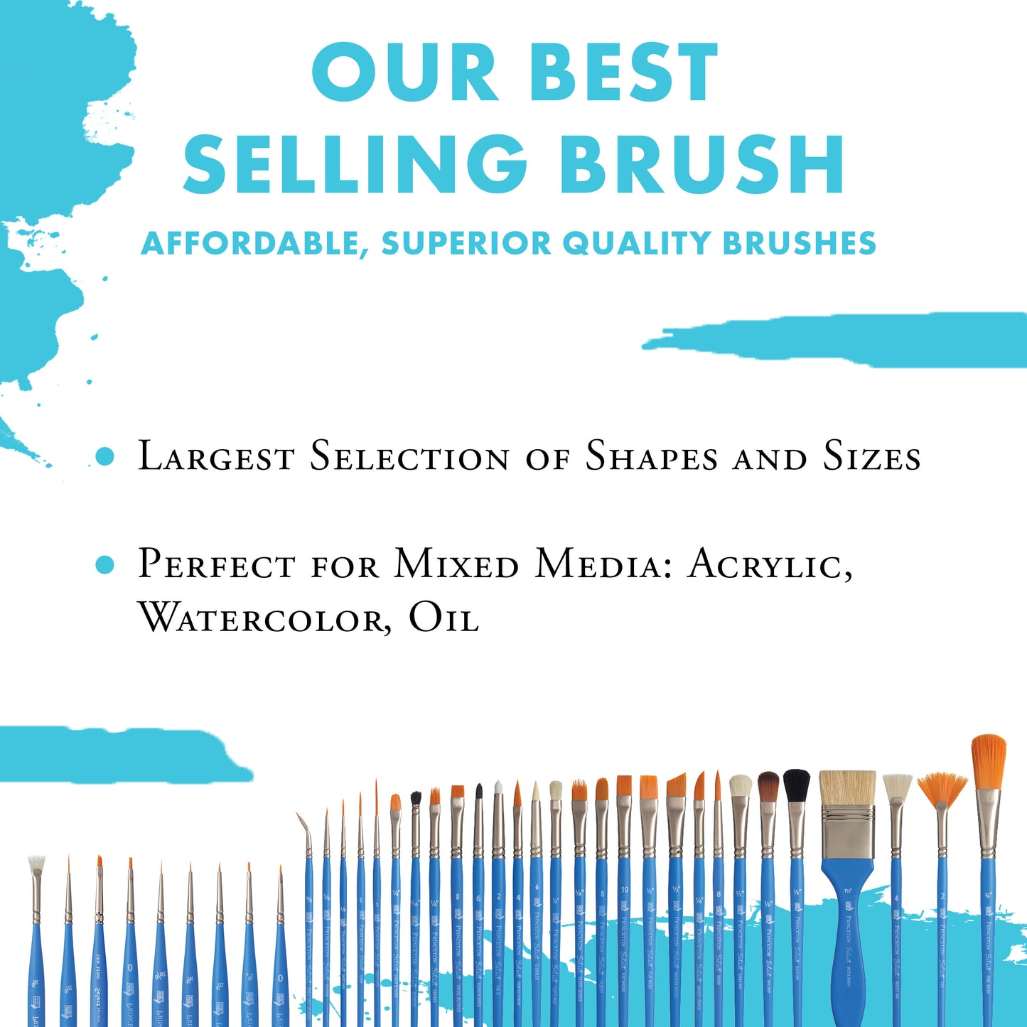 Princeton Brush Select Artiste Brush Value Set, #15