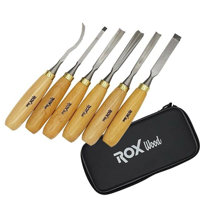Rox Wood ROX-6PC Wood Carving Tools