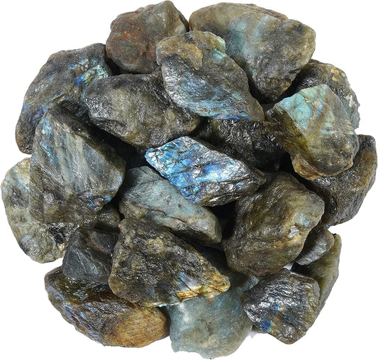 Crocon Sodalite Rough Bulk Natural Stone Raw Gemstone, 1 LB/454 gram rough stones