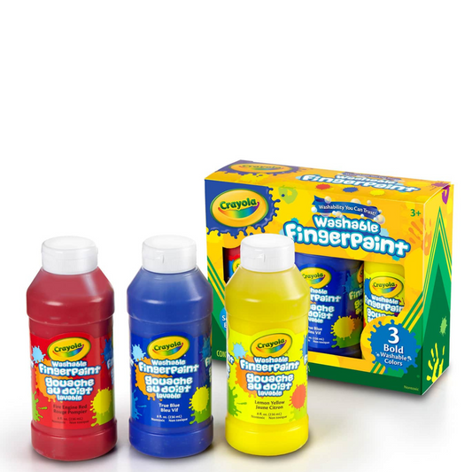 Crayola Primary Colors Washable Fingerpaints 12 Packs: 3 ct. (36 total)