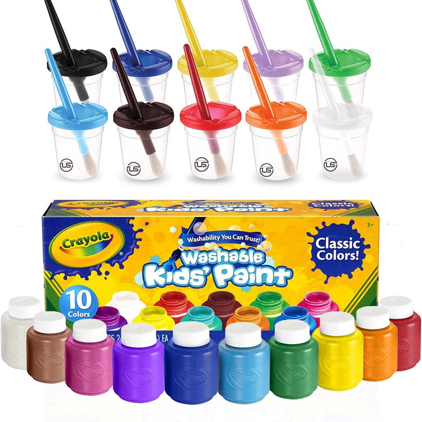 Crayola Kids Paint Set - Complete Toddler Painting Set