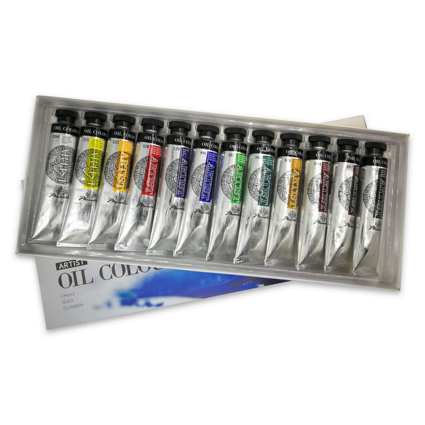 Sennelier Rive Gauche Oil Paint Set, 8-Colors, 40ml Tubes