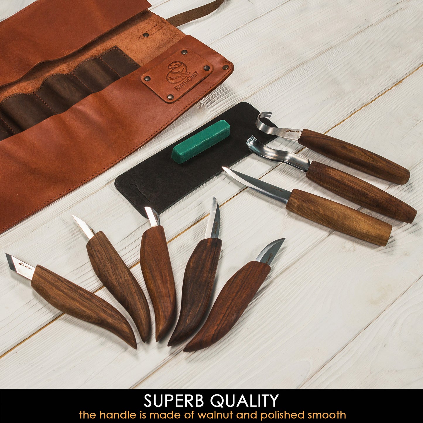 BeaverCraft Deluxe Wood Carving Kit S18X