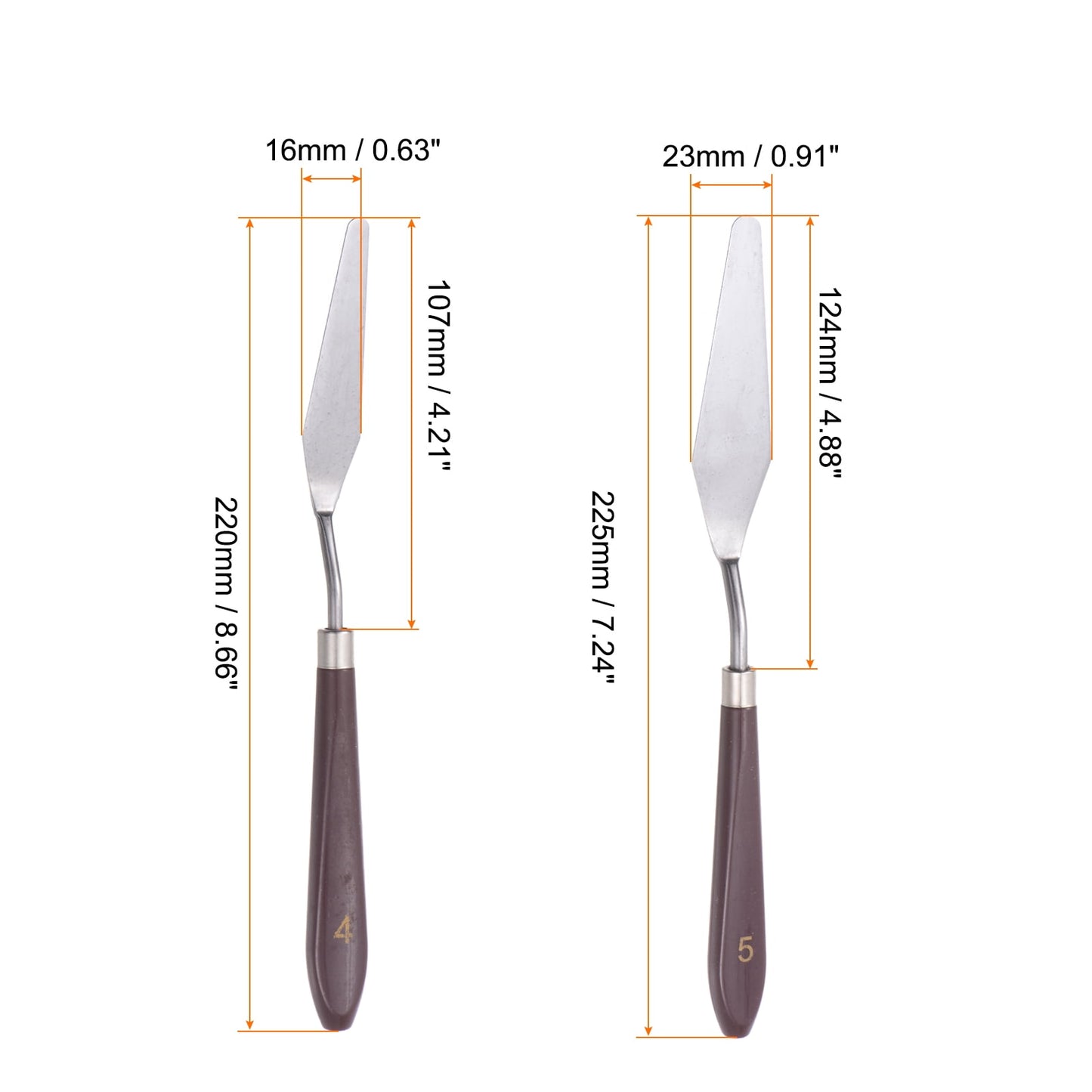 Uxcell Palette Knife for Acrylic Painting, 1 Set