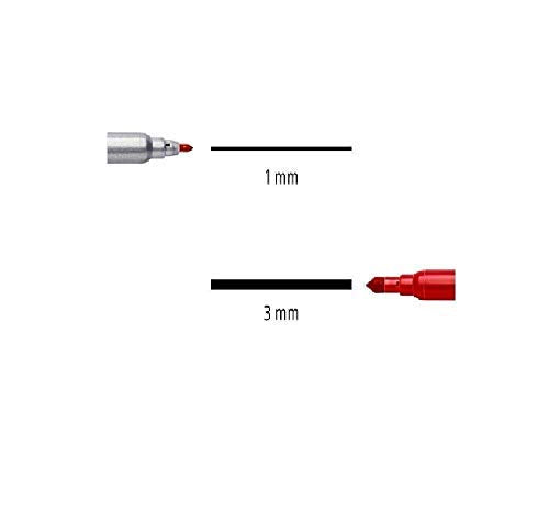 Staedtler Double-Ended Fibre Tip Pens, 36 Pack