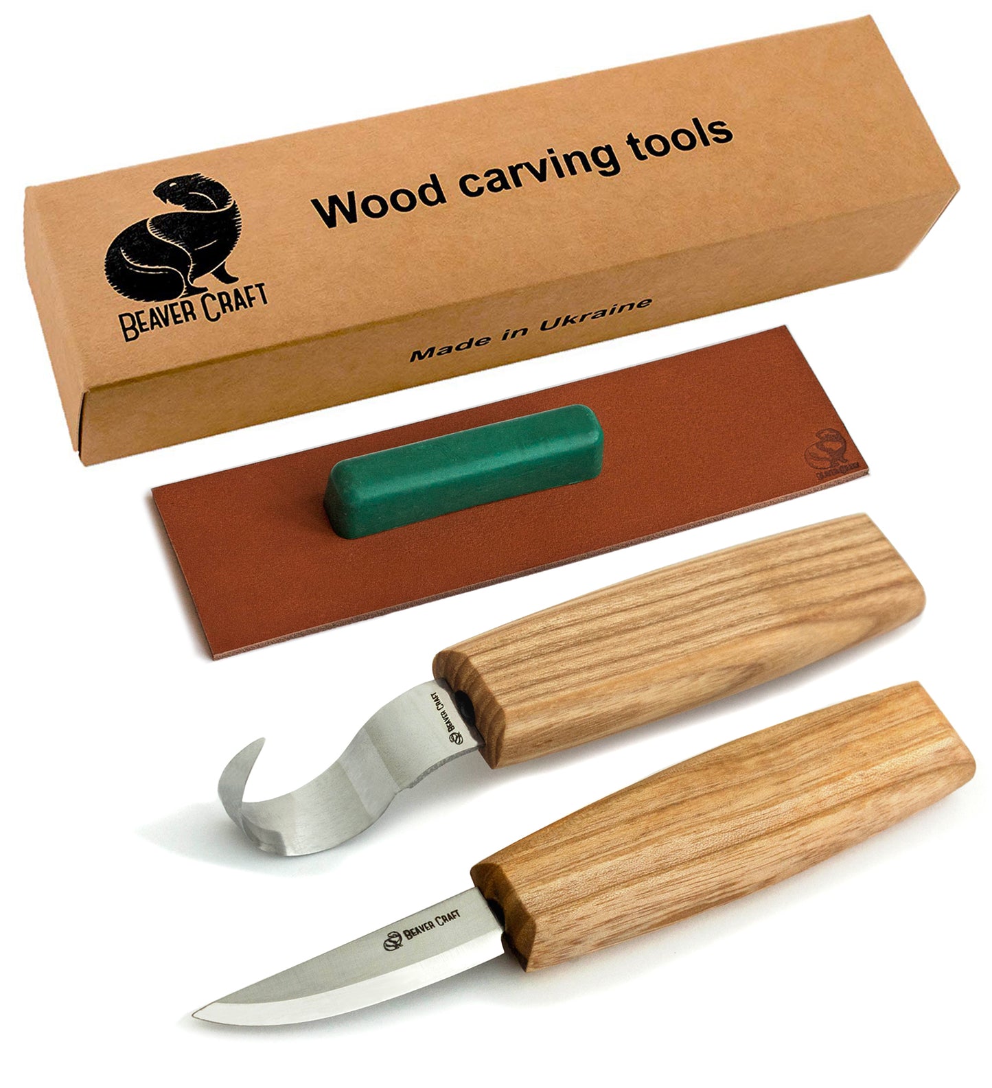 BeaverCraft S01 Wood Spoon Carving Knives Set