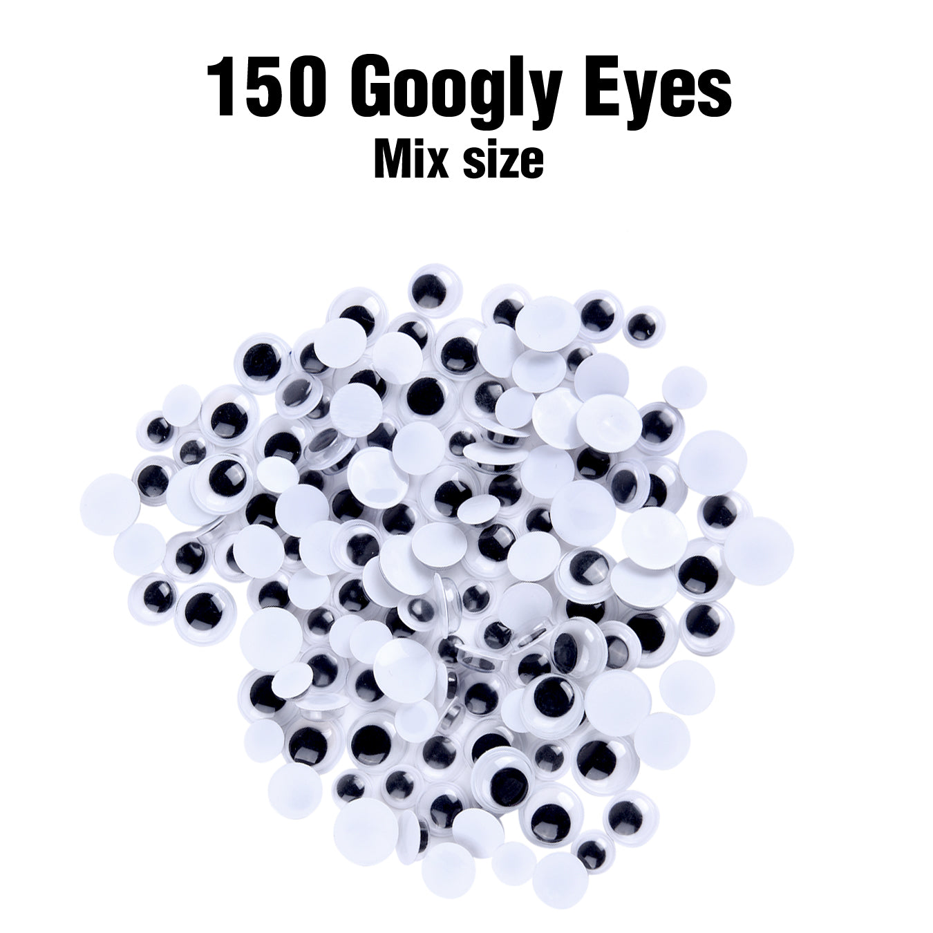 EpiqueOne 1090 Piece Kids Arts & Crafts Supplies with Pipe Cleaners, Pom Poms, and Googly Eyes