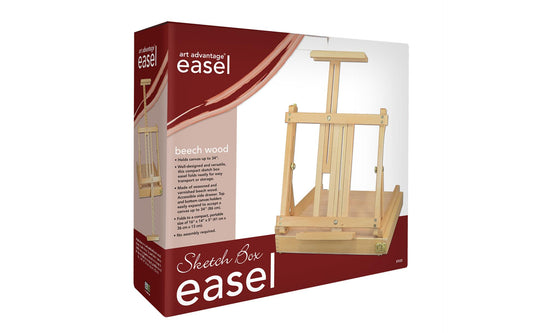 Art Advantage Sketch Box Easel Beechwood