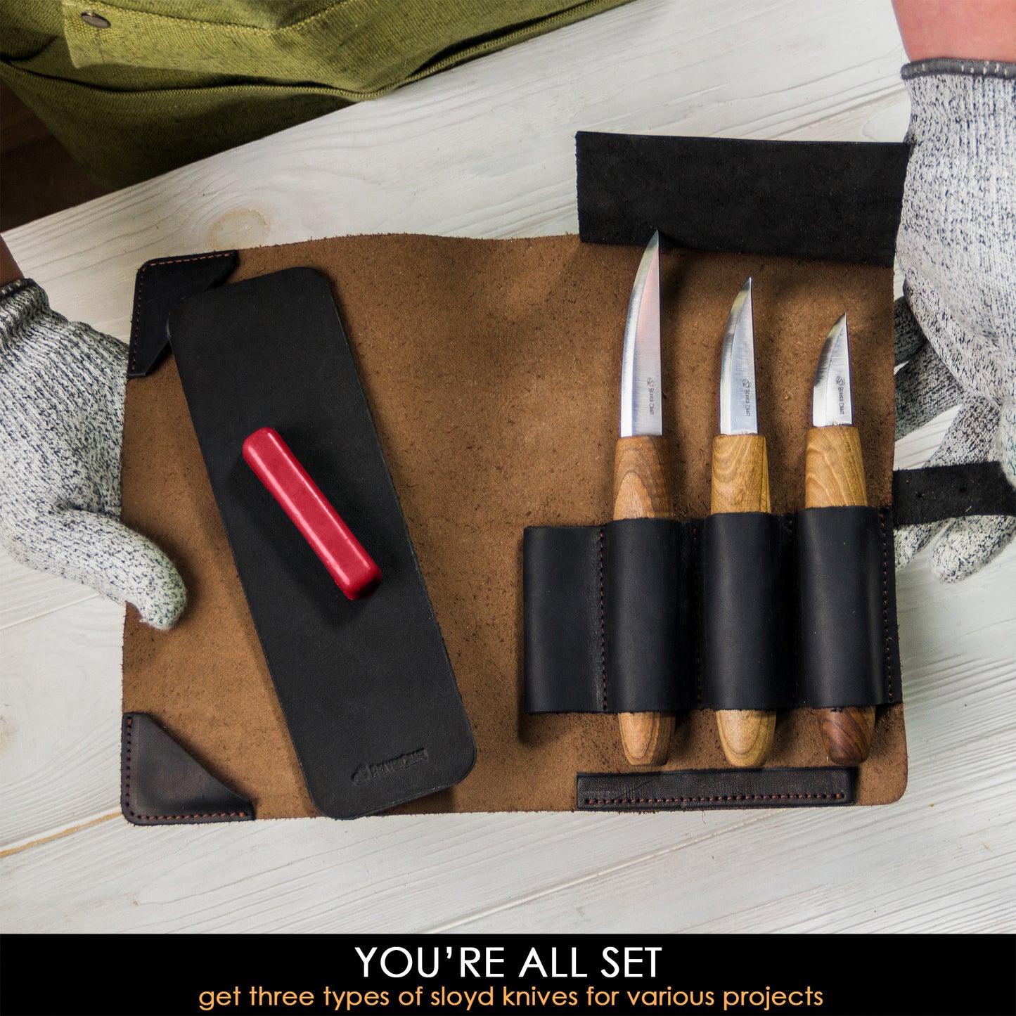 BeaverCraft Deluxe Wood Carving Tools Kit S19x