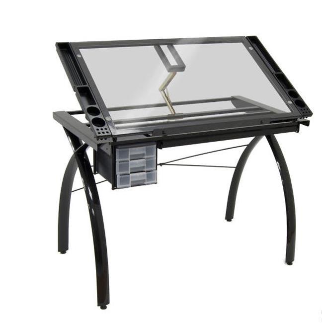 Futura Craft Station - Black - Clear Glass