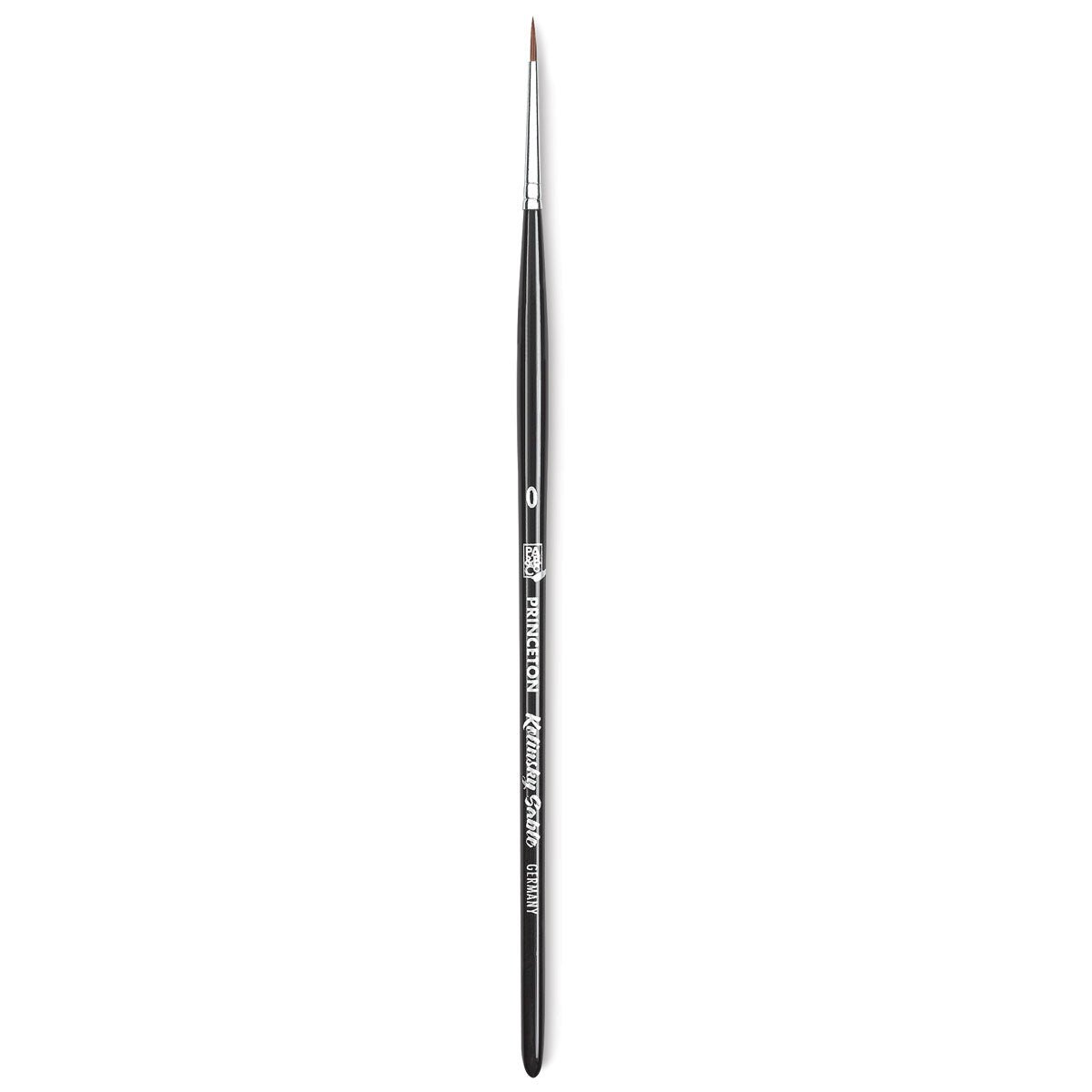 Princeton Brush Kolinsky Red Sable Short Handle Brush, Round, 0