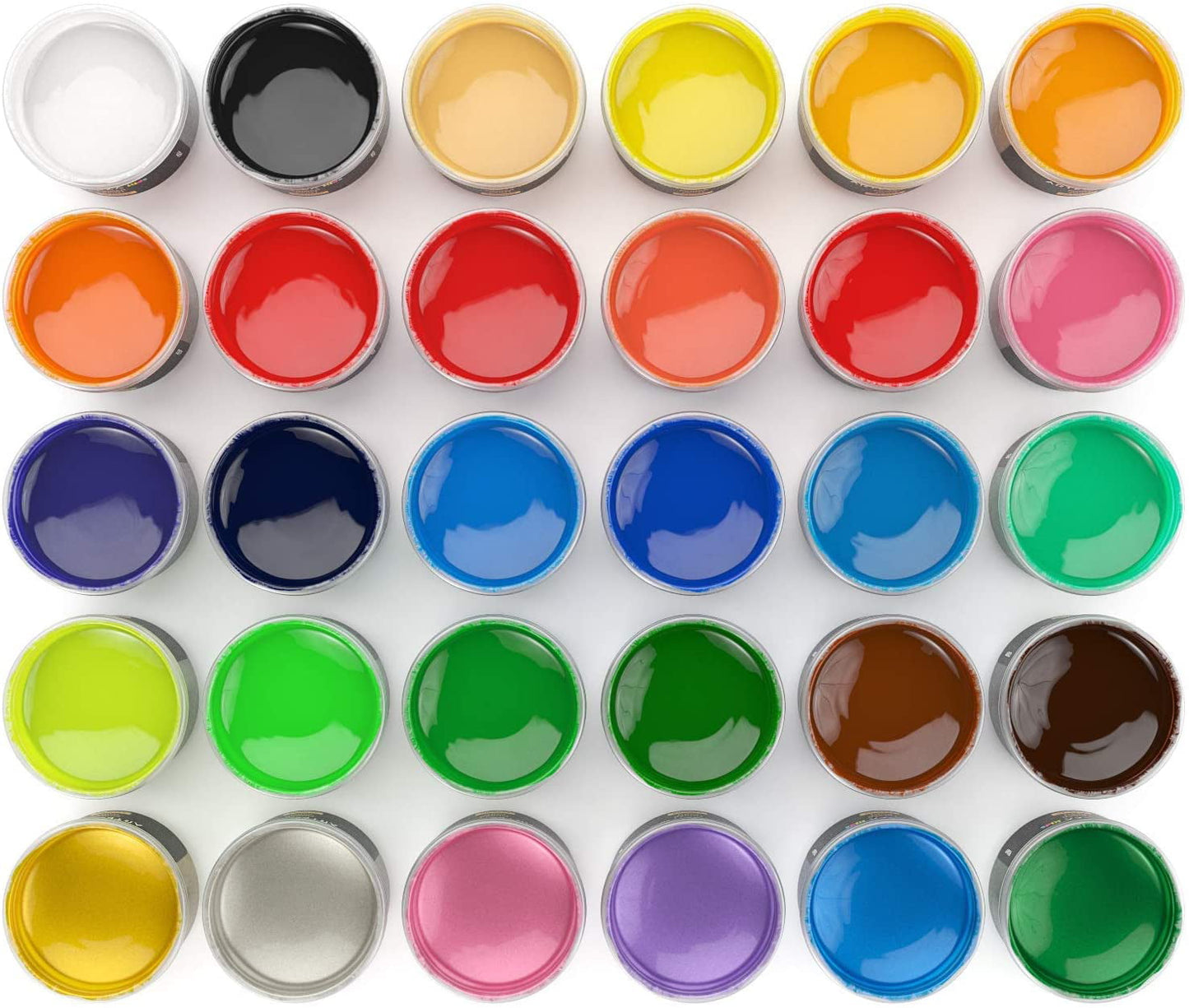 Arteza Kids Finger Paints, Assorted Colors, 30ml - 30 Pack