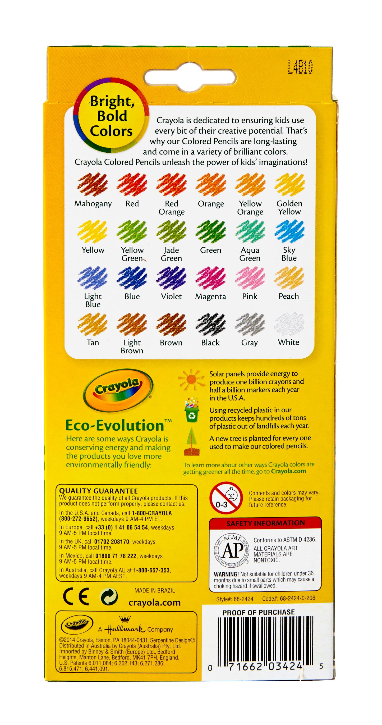 Crayola Erasable Colored Pencils, Art Tools, Adult Coloring, 24 Count