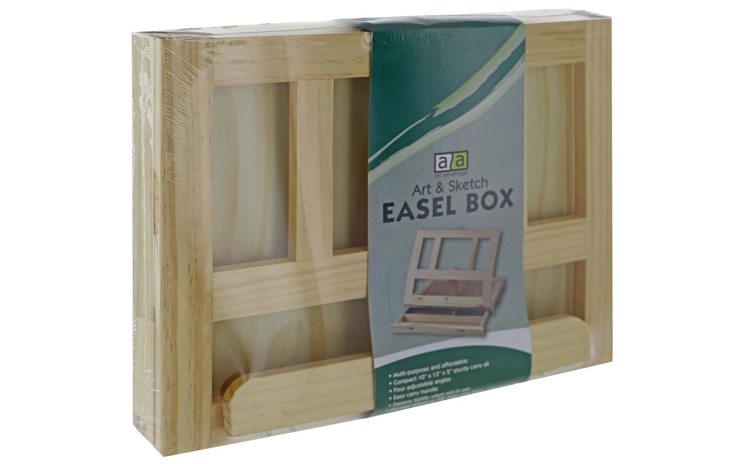 Art Advantage Wood Art & Sketch Box 10x13