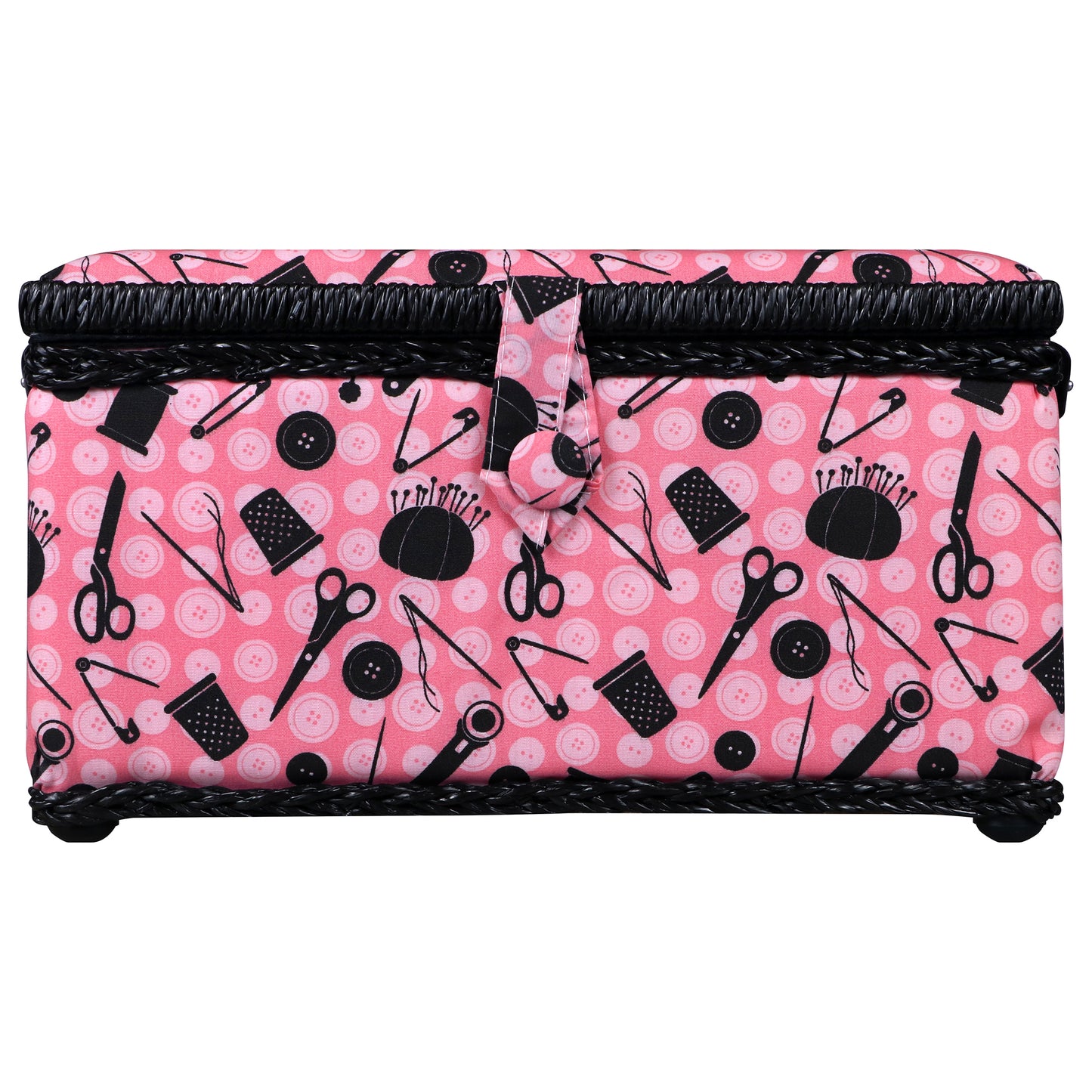 SINGER Large Sewing Basket, Includes Essential Sewing Accessories and Notions