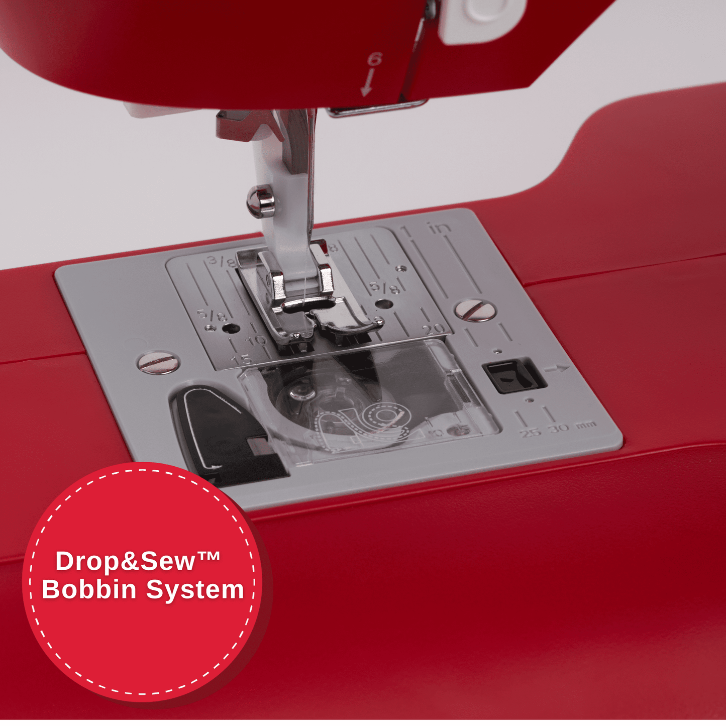 SINGER® Simple™ 3337 Mechanical Sewing Machine, Red