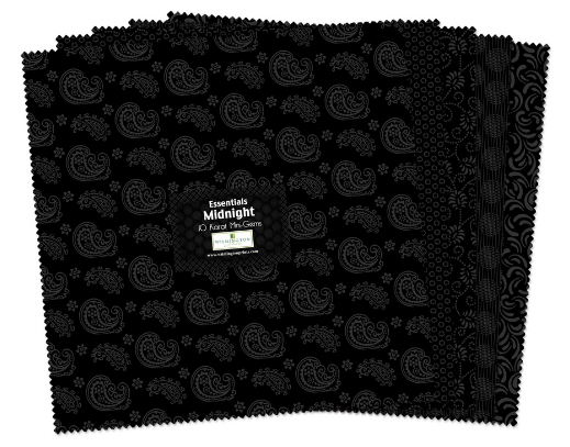 Wilmington Prints Midnight Essentials Fabric Kit - 10 inch Squares