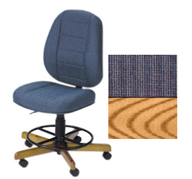 Koala Sewcomfort Chair Sapphire Cushion & North American Oak Base