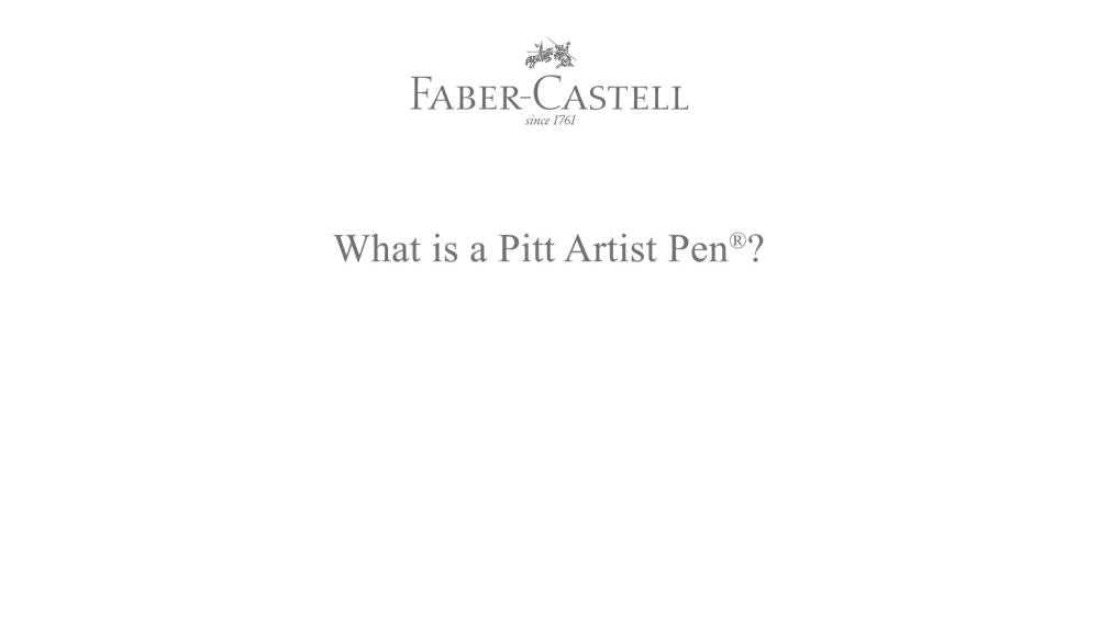 Faber-Castell Pitt Artist Pen Calligraphy, Assorted, (6 Art Markers)