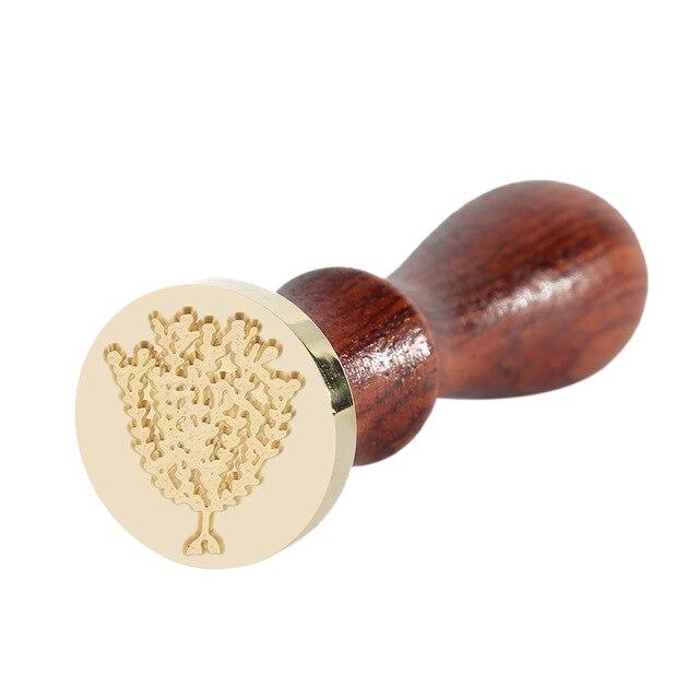 Wedding Invitations Metal Decorate Wood Handle