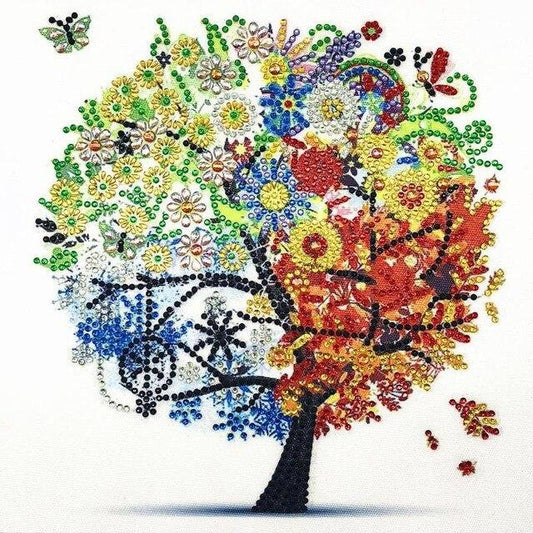 Special Shaped Diamond Painting Animal Flower
