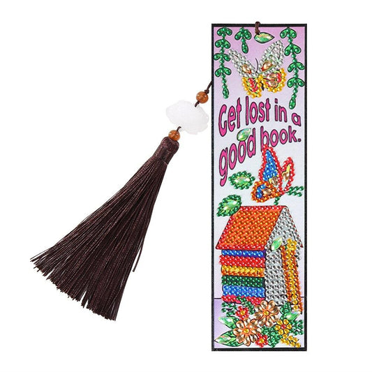 Delicate Bright Leather Tassel School Stationery