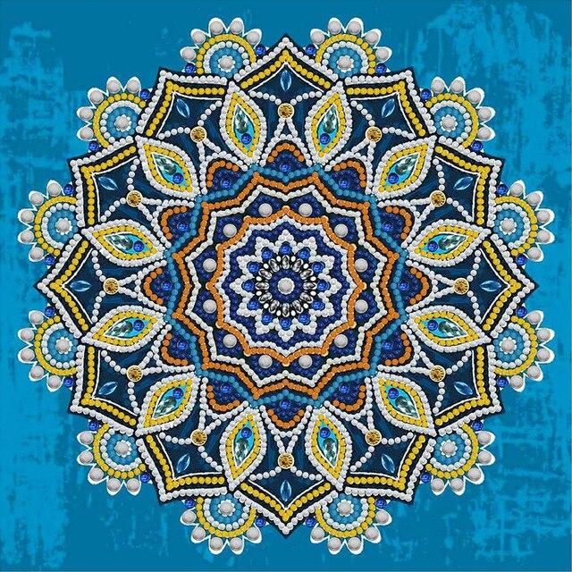 Drill Flower Arts Embroidery Kits Mosaic Resin
