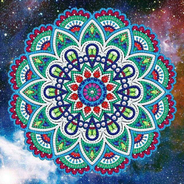 Drill Flower Arts Embroidery Kits Mosaic Resin