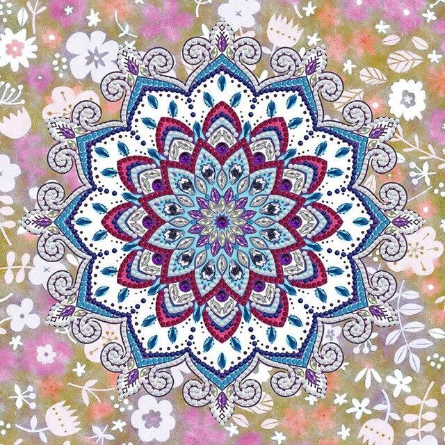 Drill Flower Arts Embroidery Kits Mosaic Resin