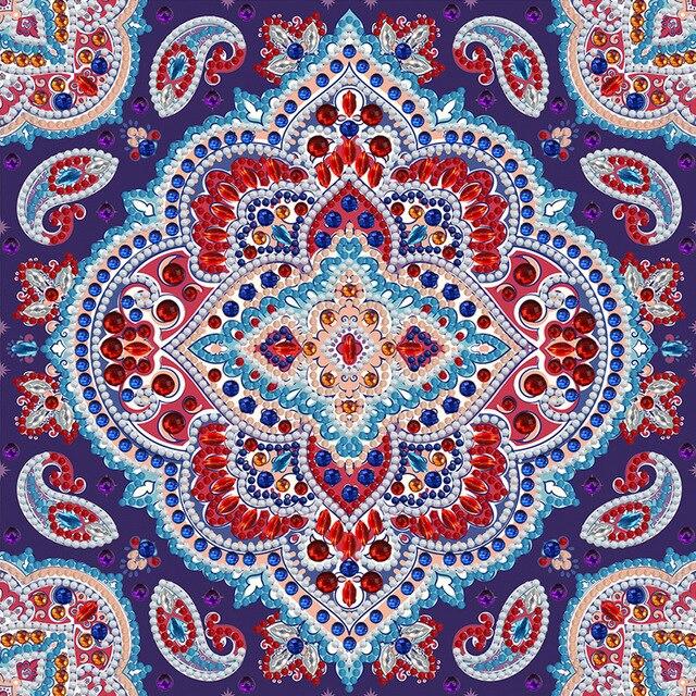 Drill Flower Arts Embroidery Kits Mosaic Resin