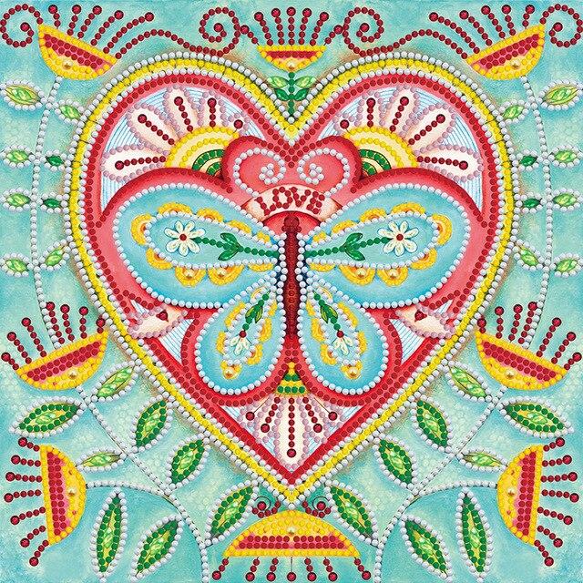 Drill Flower Arts Embroidery Kits Mosaic Resin