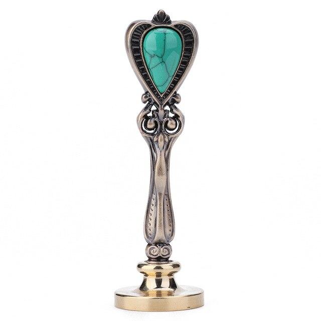 Gemstone Sealing Wax Stamp Handle