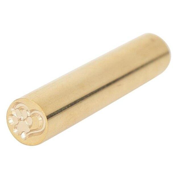 Cylindrical Sealing Wax Brass Envelope Seal Stamp