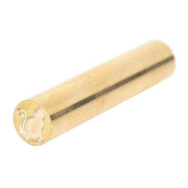 Cylindrical Sealing Wax Brass Envelope Seal Stamp